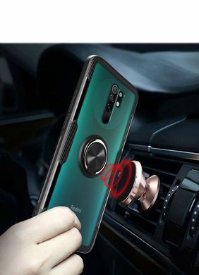 Защитный чехол Crystal Ring для Xiaomi Redmi 9 Черный