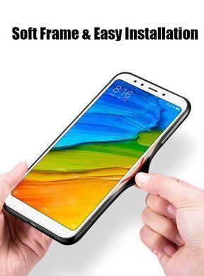 Захисний чохол Glass для Xiaomi Redmi 5 Plus Чорний