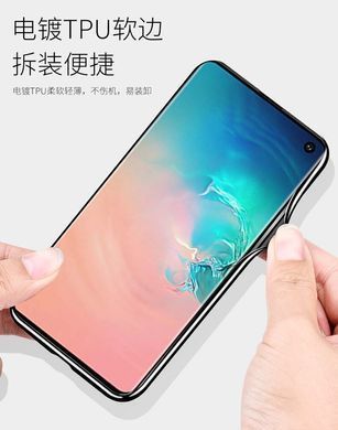 Защитный чехол Fantasy с глянцевыми торцами для Samsung G973F Galaxy S10 (тюльпаны) Розовый