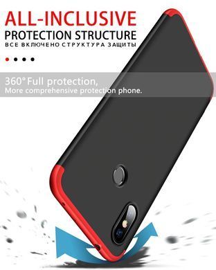 Защитный чехол GKK Full 360 для Xiaomi Redmi Note 6 Pro Красный
