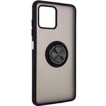Защитный чехол Ring Buttons для ZTE Blade V30 Черный