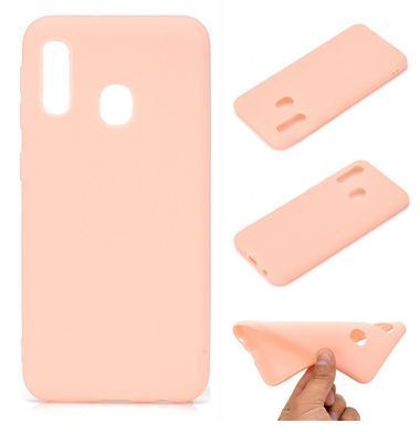Защитный чехол TPU Matte для Samsung M205F Galaxy M20 Розовый