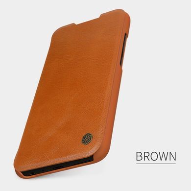 Чехол-книжка Nillkin Qin для Xiaomi Redmi Note 8 / Note 8 2021 Коричневый