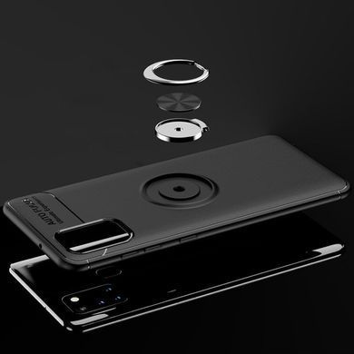 Защитный чехол Color Ring для Oppo A52 / A72 / A92 Черный