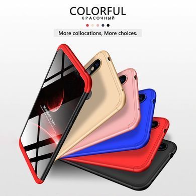 Защитный чехол GKK Full 360 для Xiaomi Redmi Note 6 Pro Красный