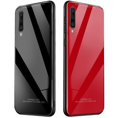 Защитный чехол Glass для Samsung A505F Galaxy A50 / A507F Galaxy A50s / A307F Galaxy A30s Черный