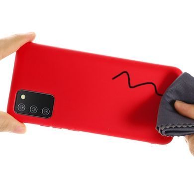 Защитный чехол Liquid Case Full Cover для Samsung A025 Galaxy A02s Красный