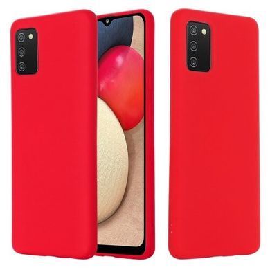 Защитный чехол Liquid Case Full Cover для Samsung A025 Galaxy A02s Красный