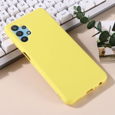 Захисний чохол Liquid Case Full Cover для Samsung A325F Galaxy A32 4G Жовтий