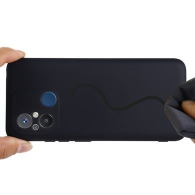 Защитный чехол Liquid Case Full Camera для Xiaomi Redmi 12C / Poco C55 Черный