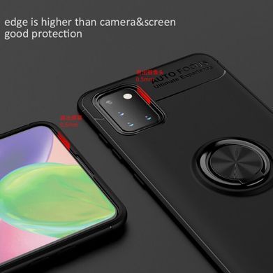 Защитный чехол Color Ring для Oppo A52 / A72 / A92 Черный