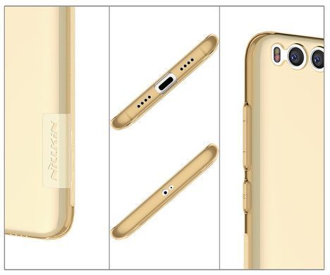 TPU чохол Nillkin Nature для Xiaomi Mi6 Золотий