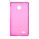 Чохол TPU Ordinary для Nokia X Рожевий