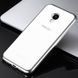 TPU чехол Electro-plating для Meizu M5 Серебристый