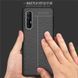 Защитный чехол Leather для Oppo Reno 3 Pro Черный