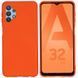 Защитный чехол Liquid Case Full Cover для Samsung A325F Galaxy A32 4G Оранжевый