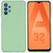 Защитный чехол Liquid Case Full Cover для Samsung A325F Galaxy A32 4G Салатовый
