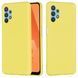 Защитный чехол Liquid Case Full Cover для Samsung A325F Galaxy A32 4G Желтый