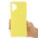 Захисний чохол Liquid Case Full Cover для Samsung A325F Galaxy A32 4G Жовтий