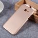 Защитный чехол X-level Metallic для Samsung A320F Galaxy A3 2017 Золотистый