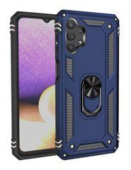 Защитный чехол Kvadrat Ring для Samsung A325F Galaxy A32 4G Темно-синий