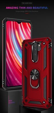 Захисний чохол Kvadrat Ring для Xiaomi Redmi Note 8 Pro Сріблястий