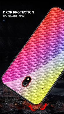 Защитный чехол Knitin Carbon для Xiaomi Redmi 8A Фиолетовый