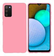 Защитный чехол Liquid Case Full Cover для Samsung A025 Galaxy A02s Розовый