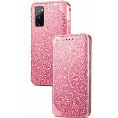 Чехол-книжка Flower Book для Samsung Galaxy S20 FE / S20 FE 5G Розовый