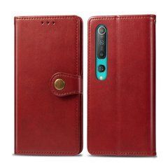 Чехол-книжка Polera Book для Xiaomi Mi 10 / Mi 10 Pro Красный