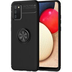 Захисний чохол Color Ring для Samsung A025 Galaxy A02s Чорний