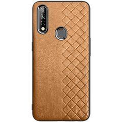 Защитный чехол Double для Oppo A31 Коричневый