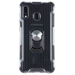 Защитный чехол Halkon Ring для Samsung A205F Galaxy A20 / A305F Galaxy A30 2019 Черный