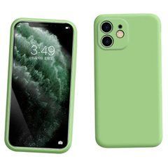 Захисний чохол Liquid Case Full Camera для iPhone 12 (6.1") Салатовий