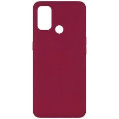 Защитный чехол Liquid Case Full Cover для Oppo A53 / A32 / A33 Малиновый
