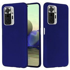 Защитный чехол Liquid Case Full Cover для Xiaomi Redmi Note 10 Pro / 10 Pro Max Dark Blue