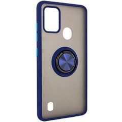 Захисний чохол Ring Buttons для ZTE Blade A51 Синій