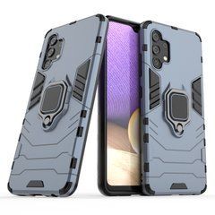 Защитный чехол Strong Guard Ring для Samsung A325F Galaxy A32 4G Navy