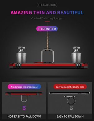 Захисний чохол Kvadrat Ring для Xiaomi Redmi Note 8 Pro Сріблястий