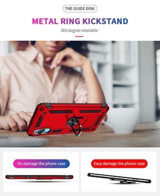 Защитный чехол Kvadrat Ring для Samsung A022F Galaxy A02 Красный