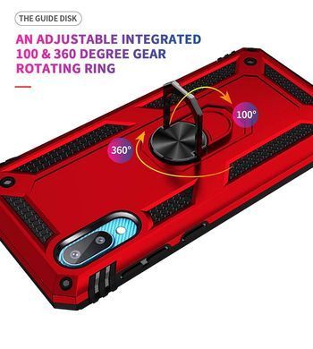 Защитный чехол Kvadrat Ring для Samsung A022F Galaxy A02 Красный