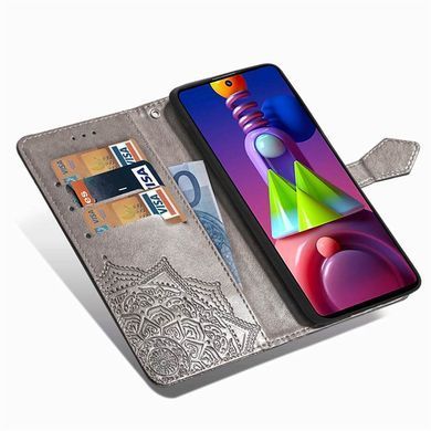 Чехол-книжка Art Book для Samsung M515F Galaxy M51 Серый