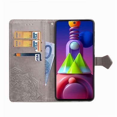 Чехол-книжка Art Book для Samsung M515F Galaxy M51 Серый