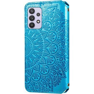 Чохол-книжка Flower Book для Samsung A325F Galaxy A32 4G Блакитний