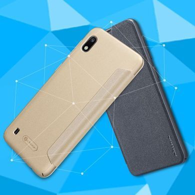Чехол-книжка Nillkin Sparkle для Samsung A105F Galaxy A10 Золотистый