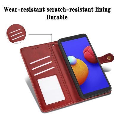 Чехол-книжка Polera Book для Samsung A013F Galaxy A01 Core / M013F Galaxy M01 Core Красный
