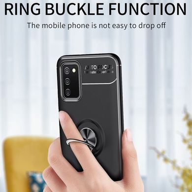 Захисний чохол Color Ring для Samsung A025 Galaxy A02s Чорний