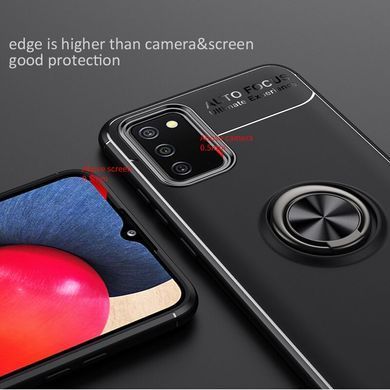 Захисний чохол Color Ring для Samsung A025 Galaxy A02s Чорний