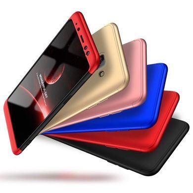 Защитный чехол GKK Full 360 для Samsung A530 Galaxy A8 2018 Красный