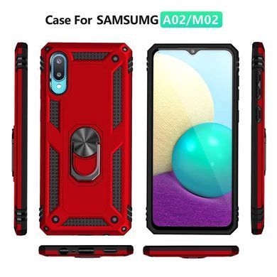 Защитный чехол Kvadrat Ring для Samsung A022F Galaxy A02 Красный